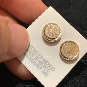 Silver earrings from Mexico